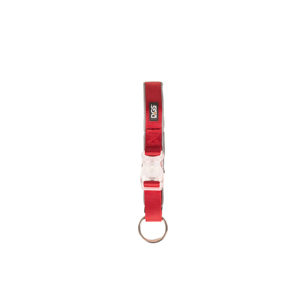 Dog collar Dog Gone Smart Red 20 Light