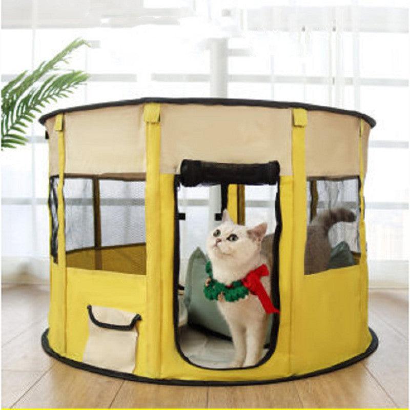 Portable Pet Haven: Versatile Oxford Cloth Crate For Pets-4