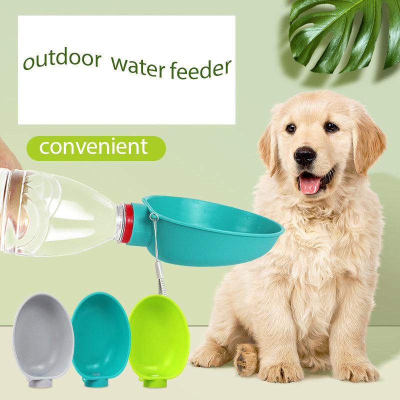 Portable Dog Drinking Bowl Outdoor Water Feeding Pet Outside Water Cup Dog Kettle For Small Breeds Dogs